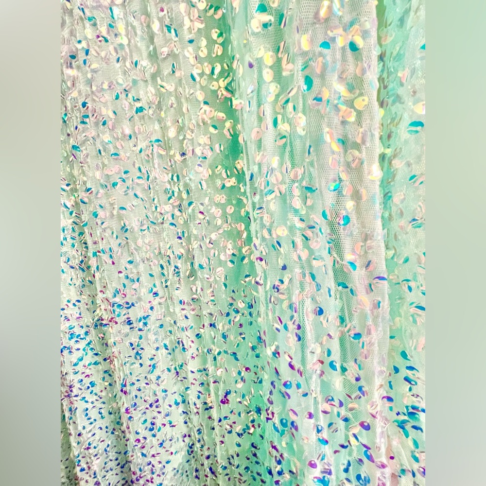Anthropologie BHANUNI BY JYOTI Sequin Siren Maxi Dress SIZE 1X Great Condition - Picture 3 of 16